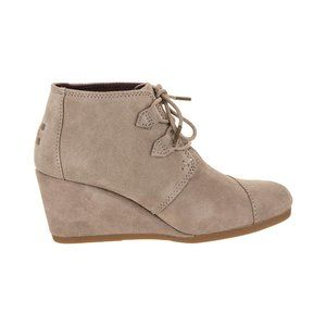 TOMS Women's Kala Desert Wedge Bootie Taupe 5.5